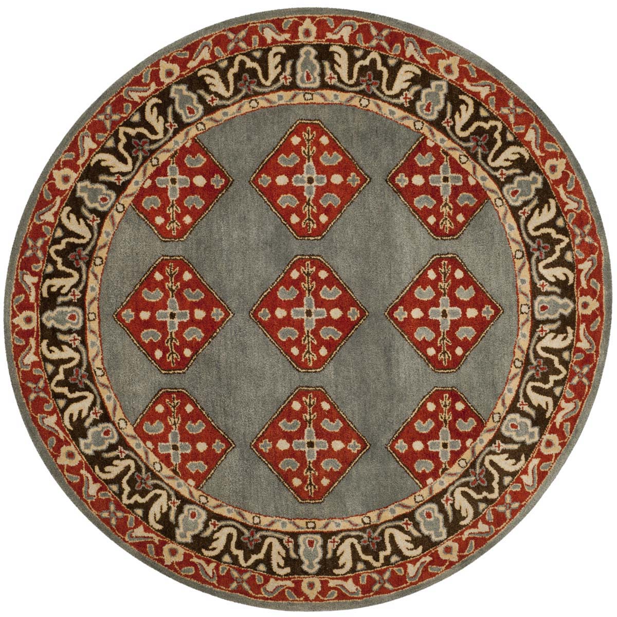 Safavieh Heritage 14A Rug, HG414A - Blue / Charcoal