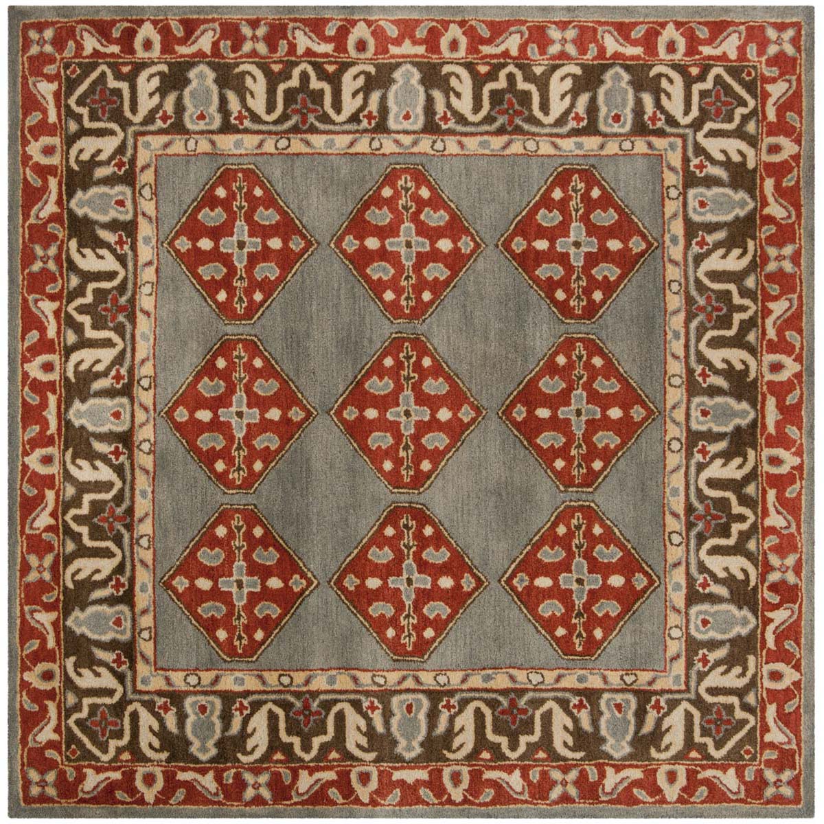 Safavieh Heritage 14A Rug, HG414A - Blue / Charcoal