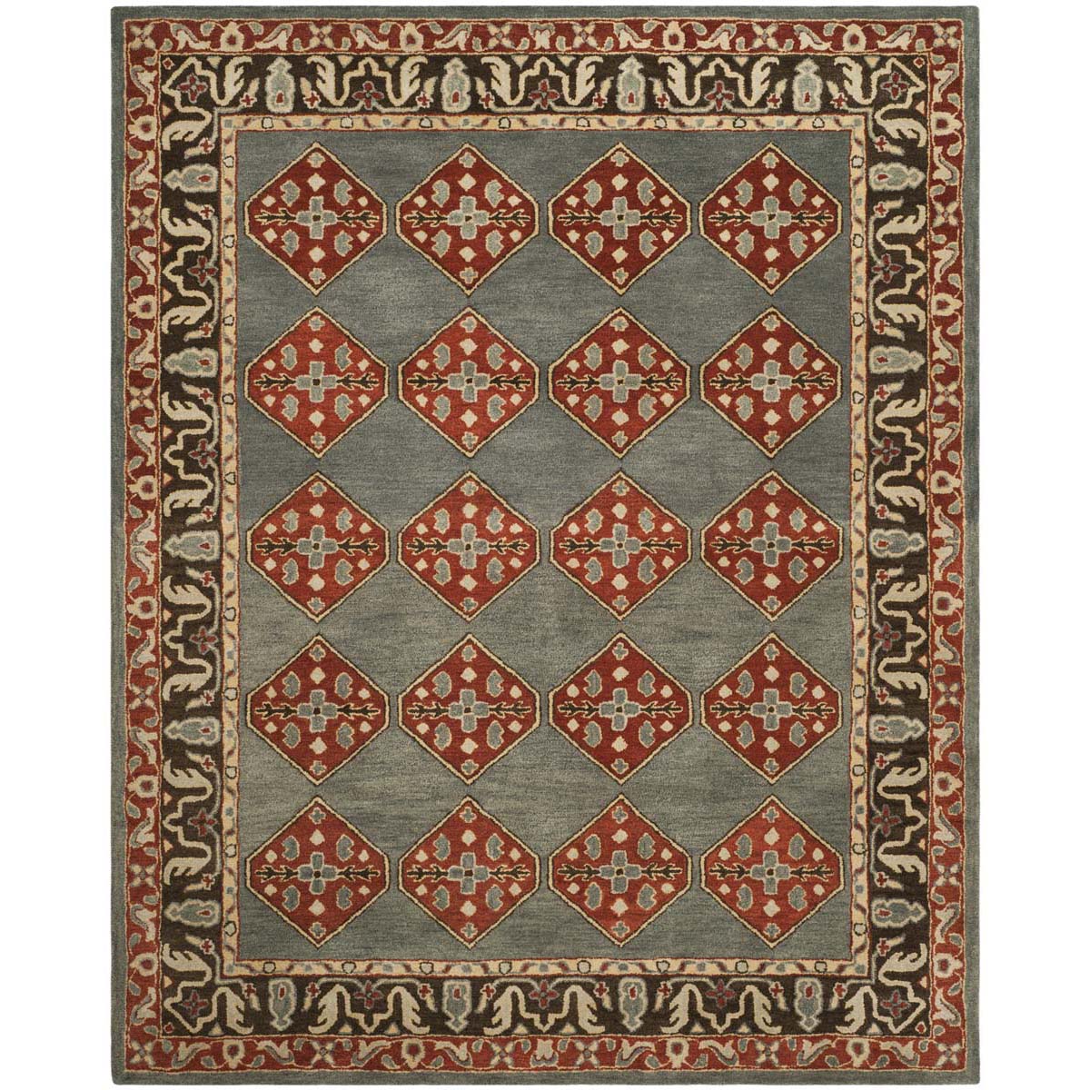 Safavieh Heritage 14A Rug, HG414A - Blue / Charcoal