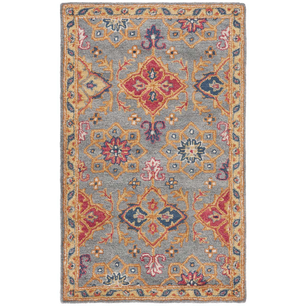 Safavieh Heritage 15H Rug, HG415H - Charcoal / Multi