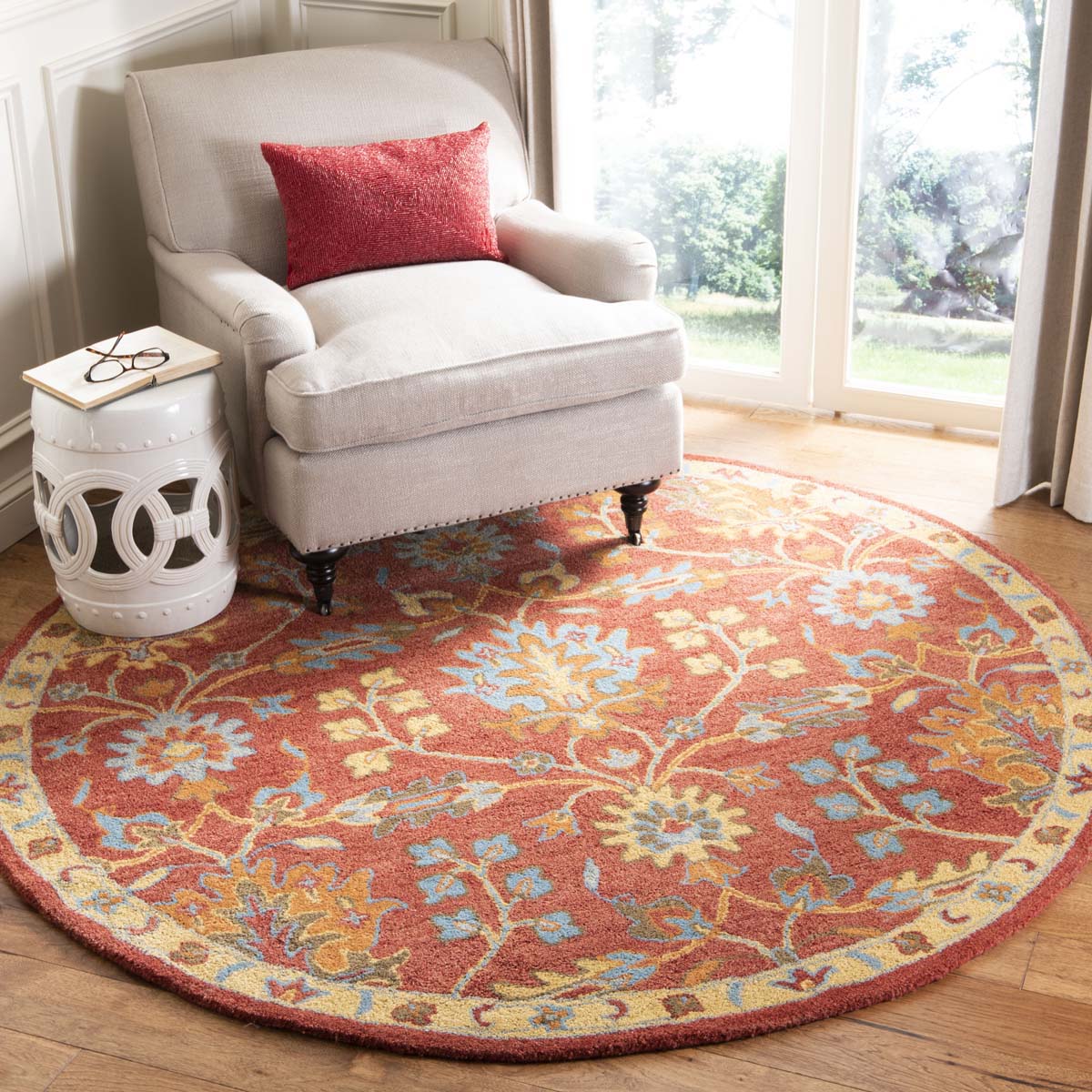 Safavieh Heritage 17Q Rug, HG417Q - Red / Multi