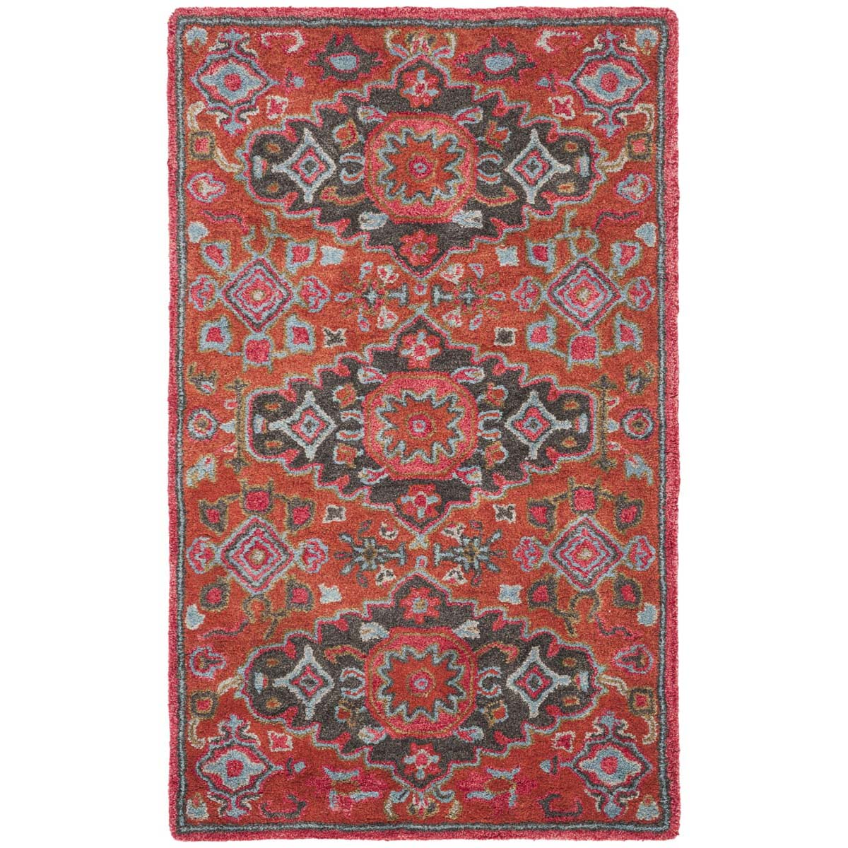 Safavieh Heritage 19P Rug, HG419P - Rust / Multi