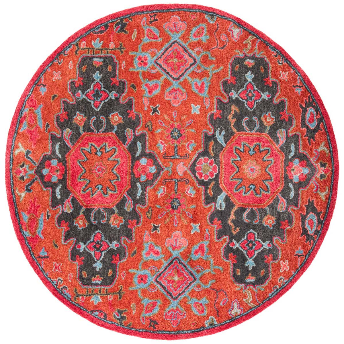 Safavieh Heritage 19P Rug, HG419P - Rust / Multi