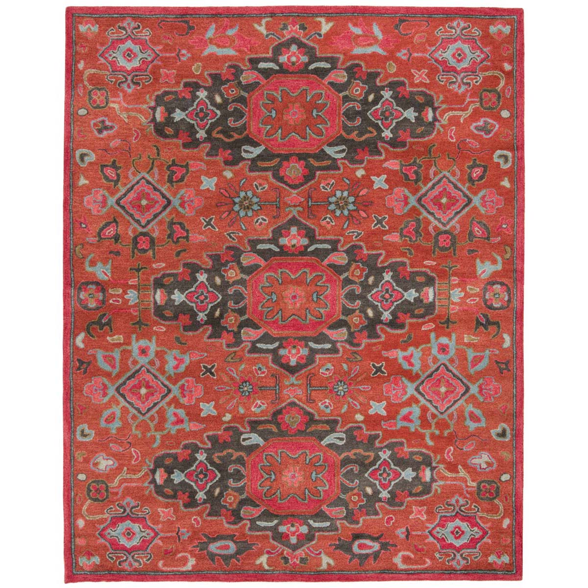 Safavieh Heritage 19P Rug, HG419P - Rust / Multi