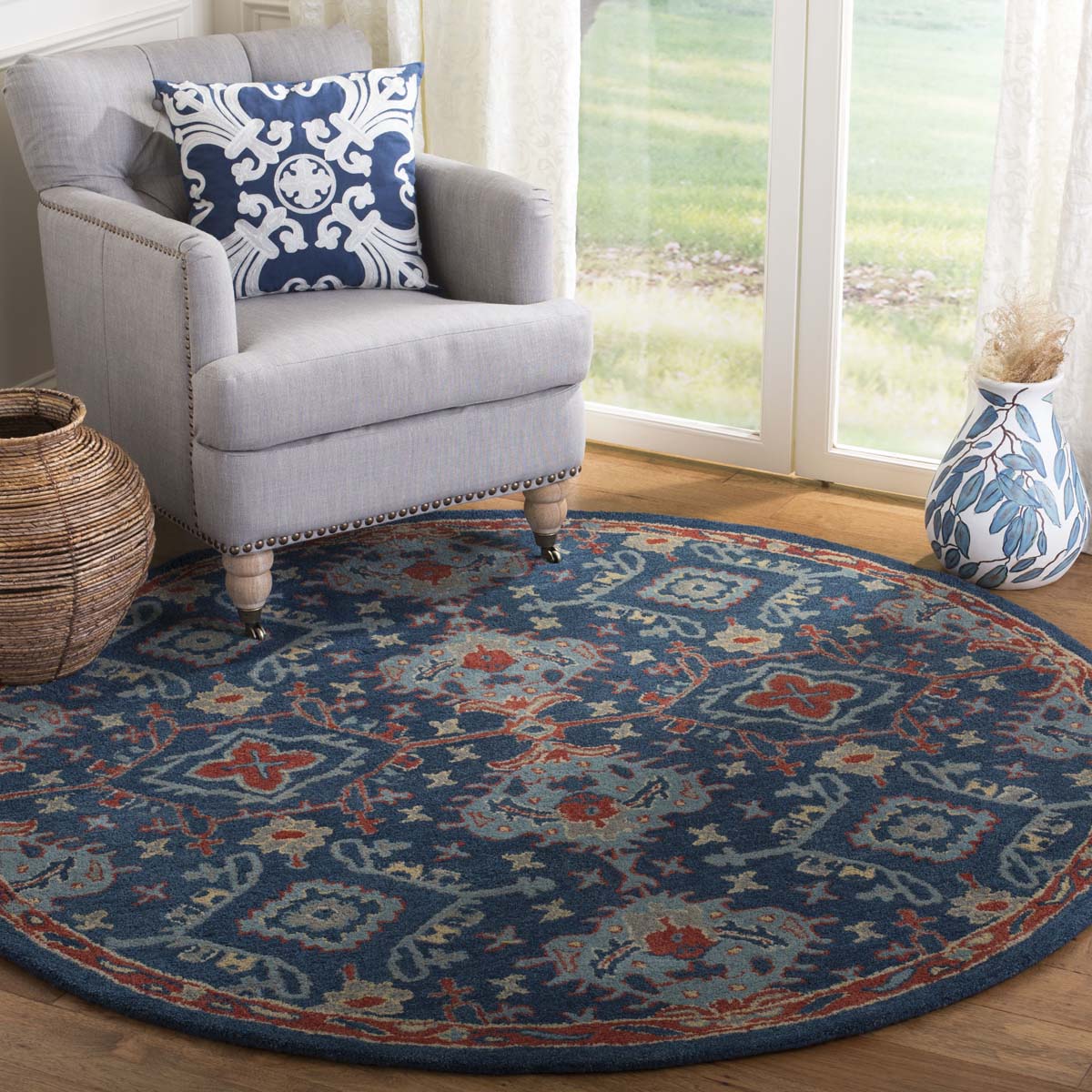 Safavieh Heritage 22 Rug, HG422 - Blue / Multi