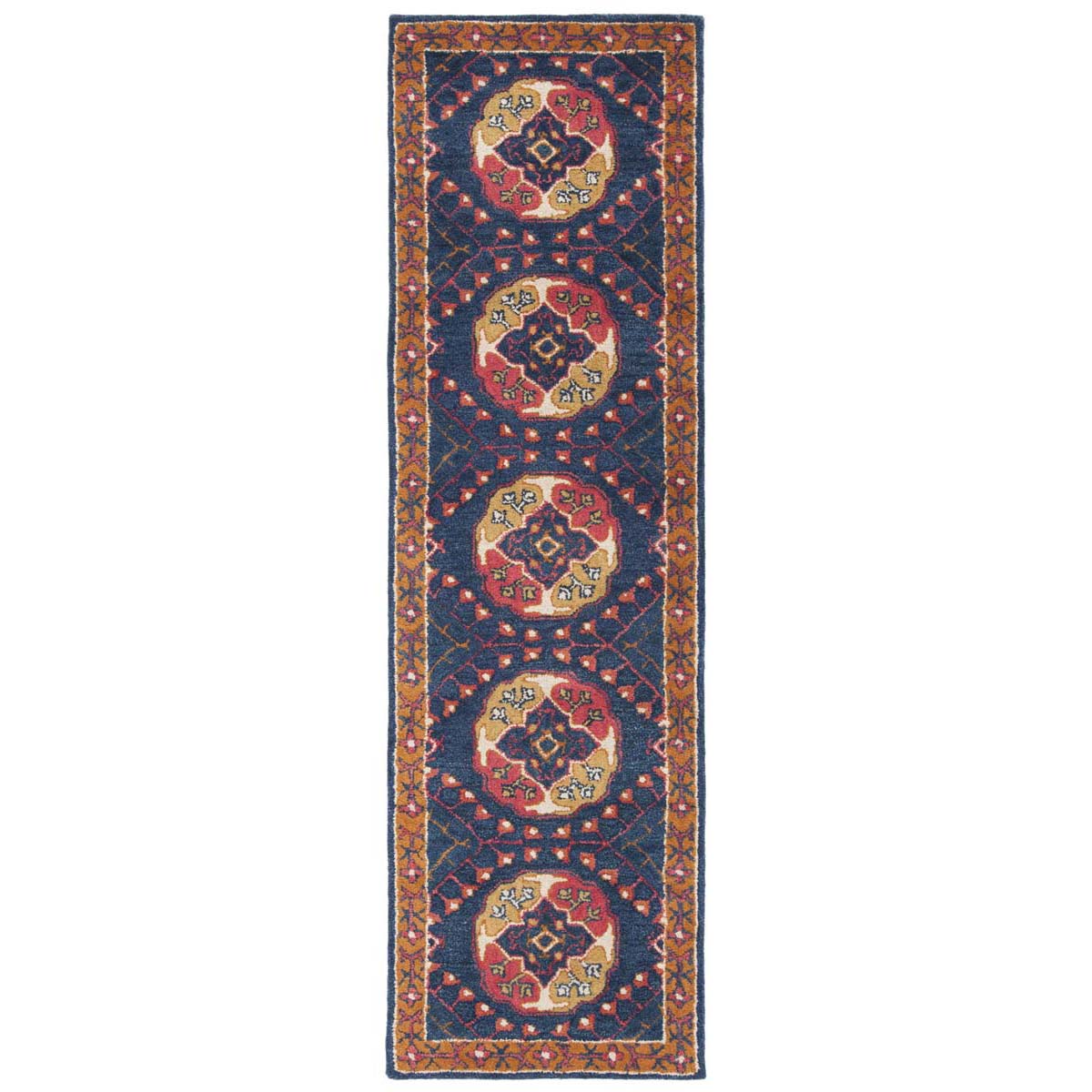 Safavieh Heritage 24N Rug, HG424N - Navy / Red
