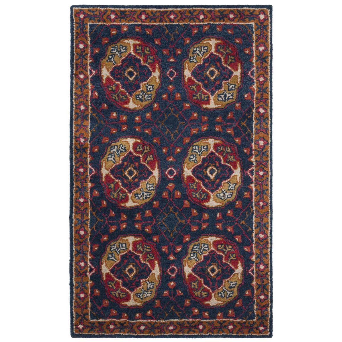 Safavieh Heritage 24N Rug, HG424N - Navy / Red