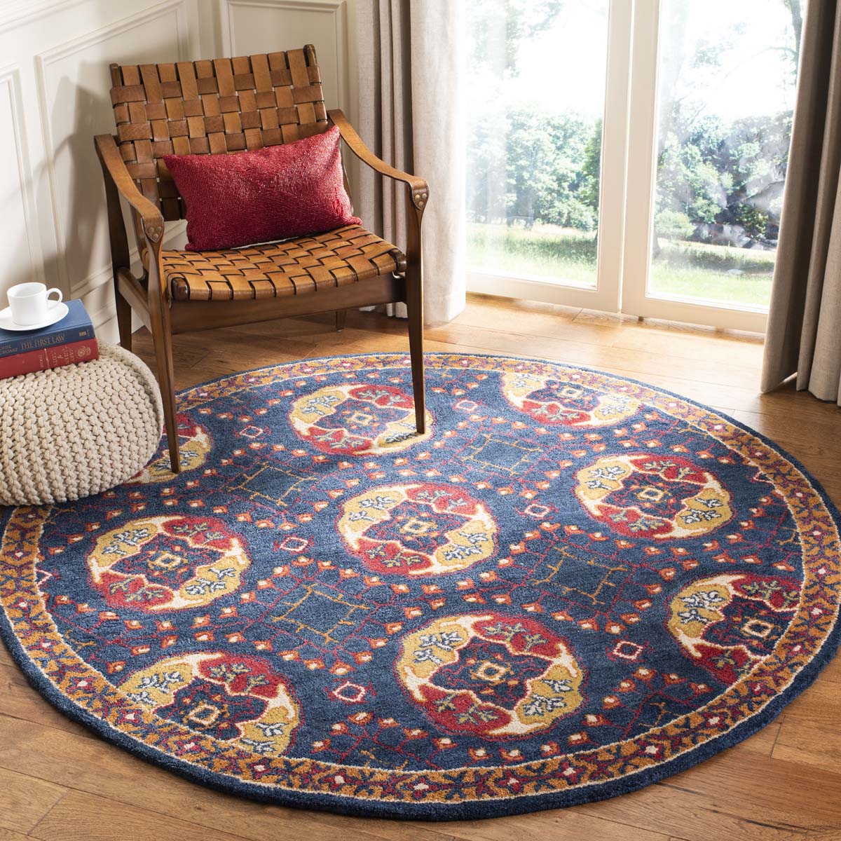 Safavieh Heritage 24N Rug, HG424N - Navy / Red