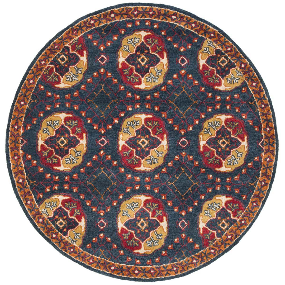 Safavieh Heritage 24N Rug, HG424N - Navy / Red