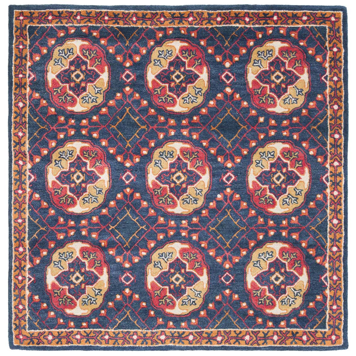 Safavieh Heritage 24N Rug, HG424N - Navy / Red