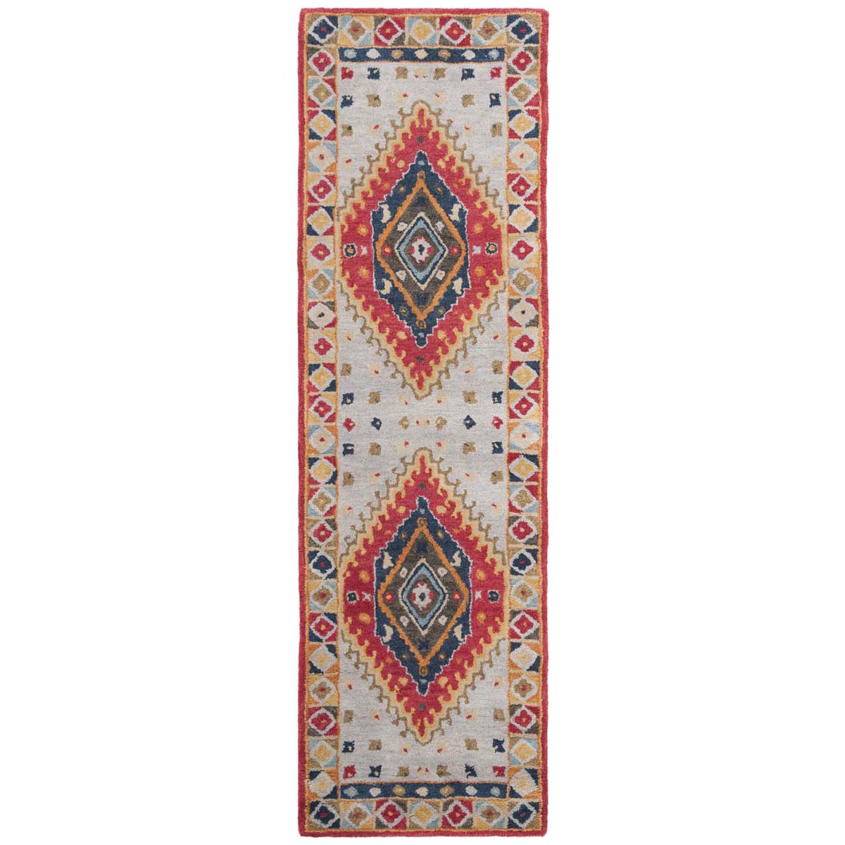 Safavieh Heritage 25F Rug, HG425F - Grey / Red