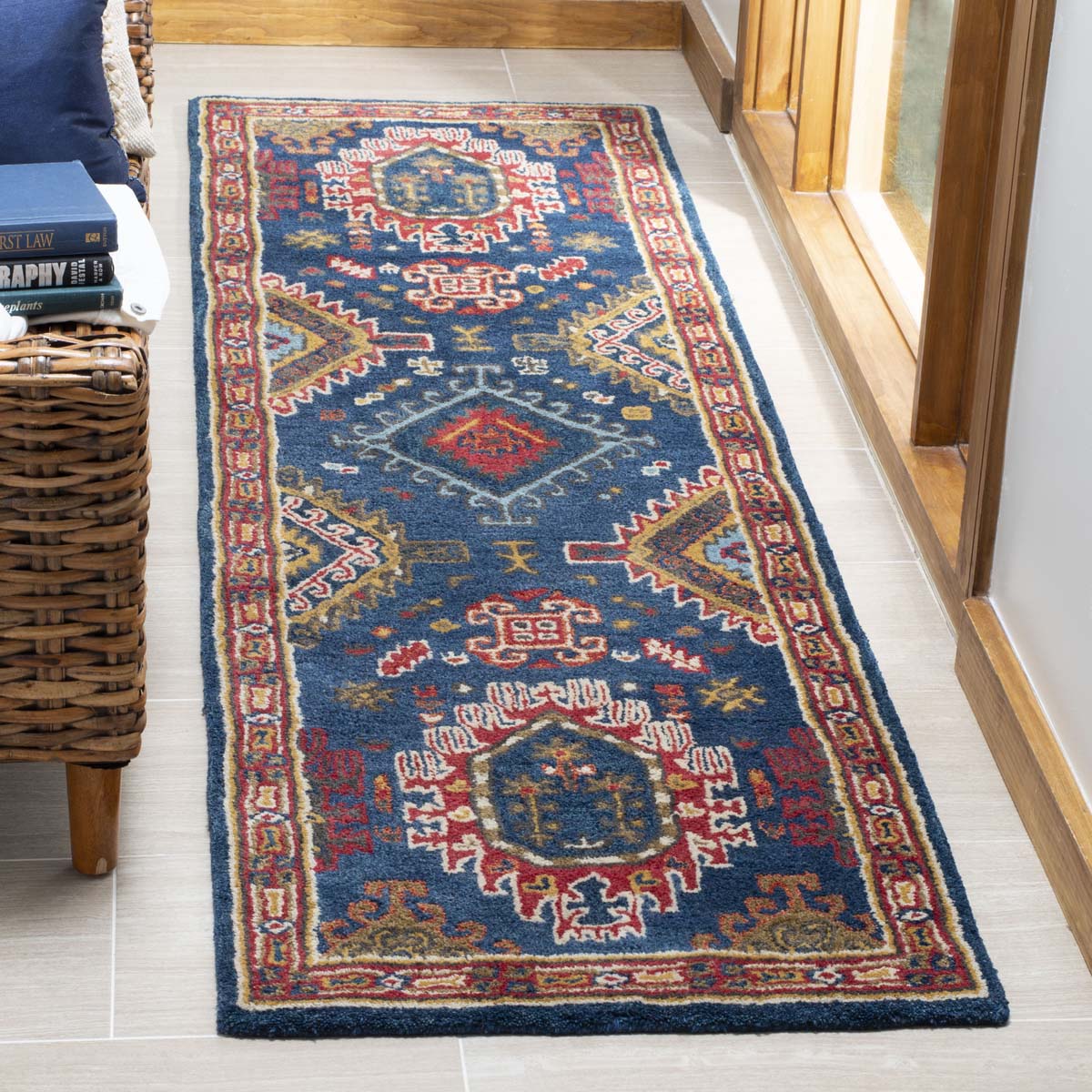 Safavieh Heritage 26N Rug, HG426N - Navy / Red