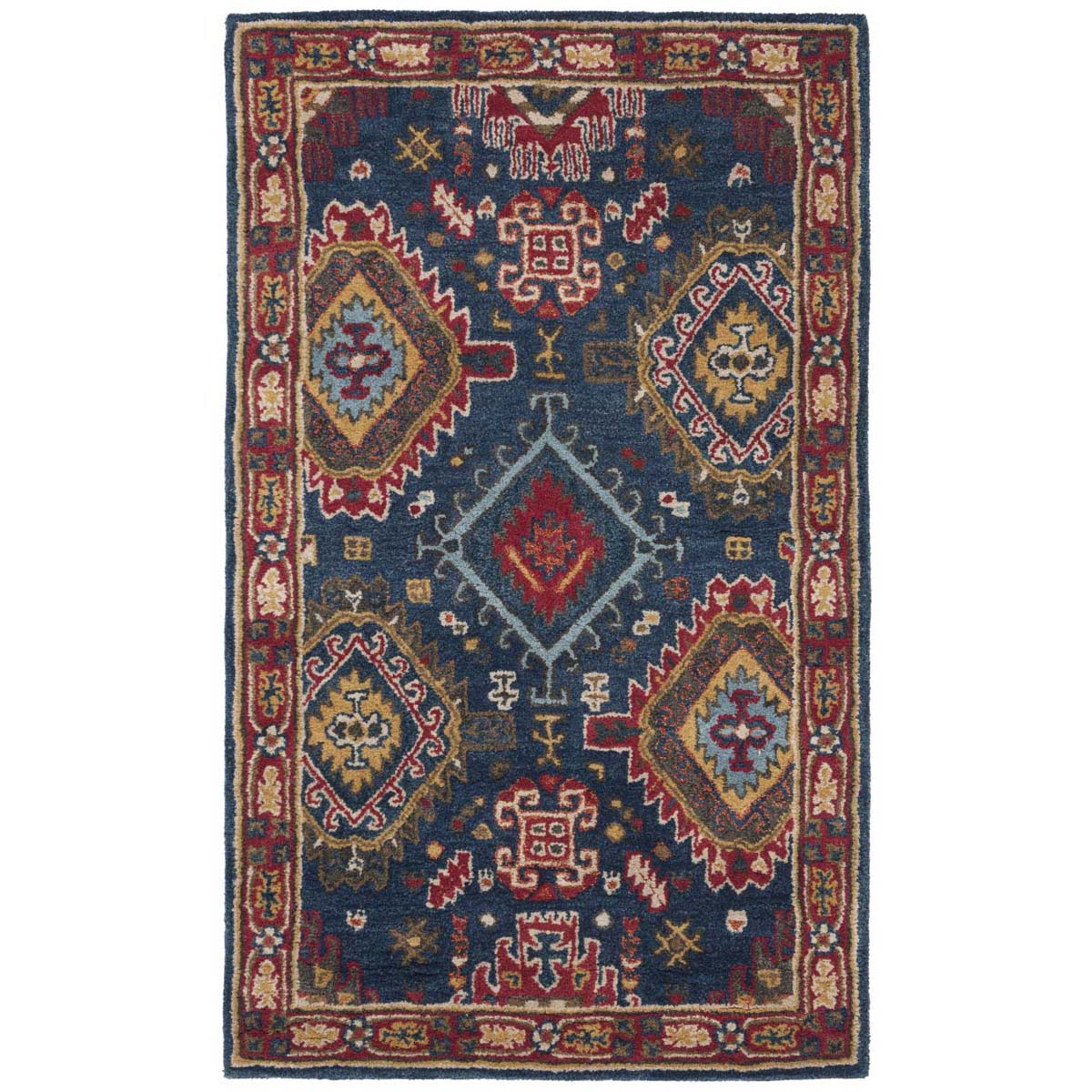 Safavieh Heritage 26N Rug, HG426N - Navy / Red