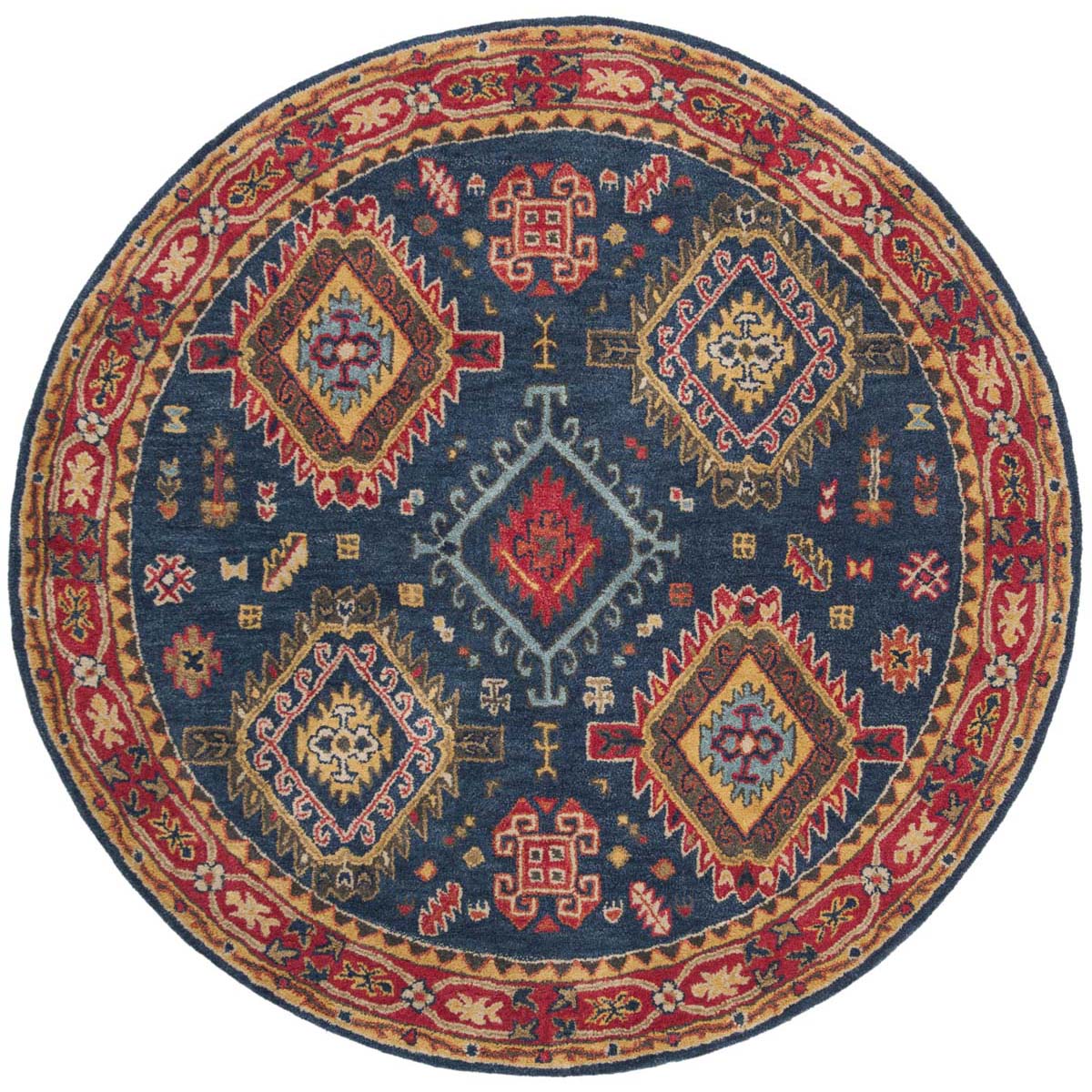 Safavieh Heritage 26N Rug, HG426N - Navy / Red
