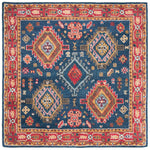 Safavieh Heritage 26N Rug, HG426N - Navy / Red