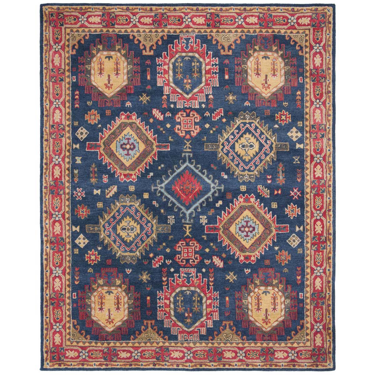 Safavieh Heritage 26N Rug, HG426N - Navy / Red