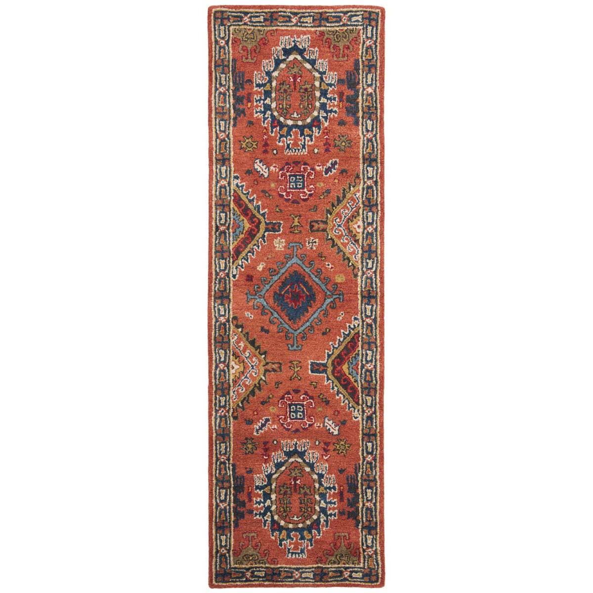 Safavieh Heritage 27P Rug, HG427P - Rust / Navy