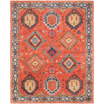 Safavieh Heritage 27P Rug, HG427P - Rust / Navy