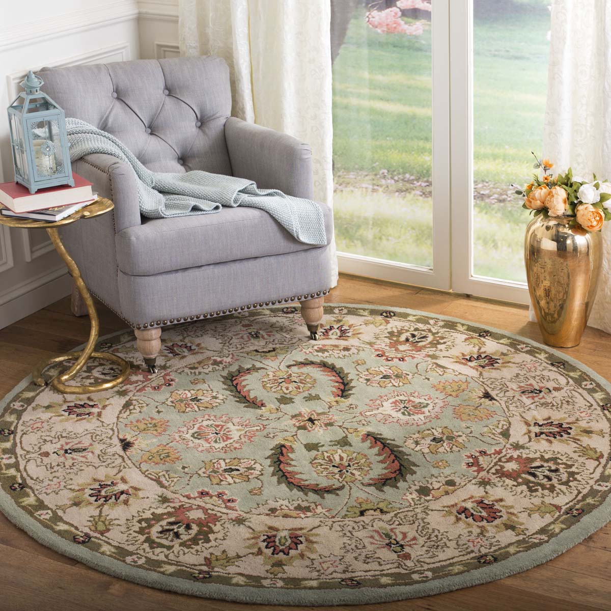 Safavieh Heritage 53A Rug, HG453A - Sage / Ivory
