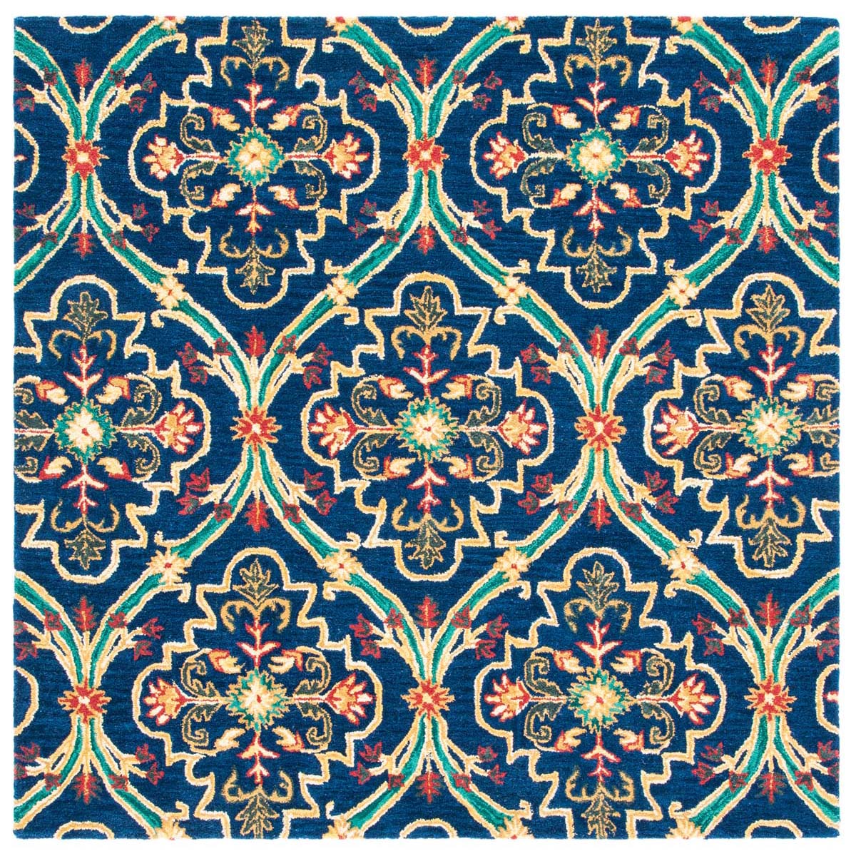 Safavieh Heritage 75 Rug, HG475 - Navy / Yellow