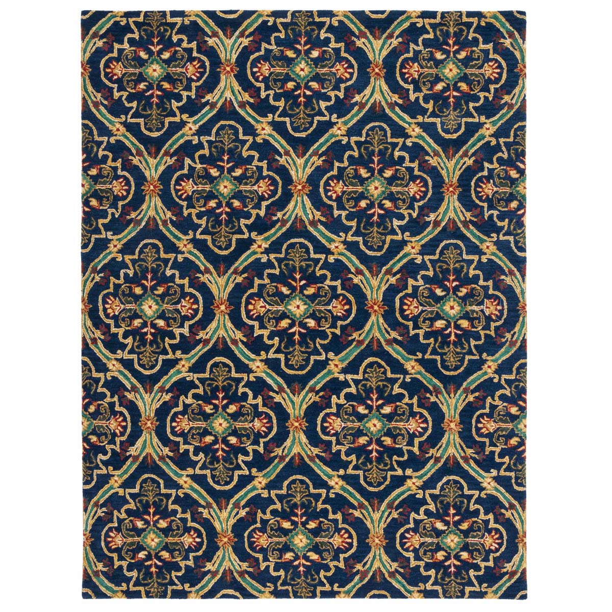 Safavieh Heritage 75 Rug, HG475 - Navy / Yellow