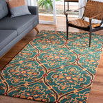 Safavieh Heritage 75 Rug, HG475 - Green / Orange