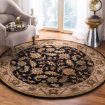 Safavieh Heritage 28 Rug, HG628 - Black / Beige