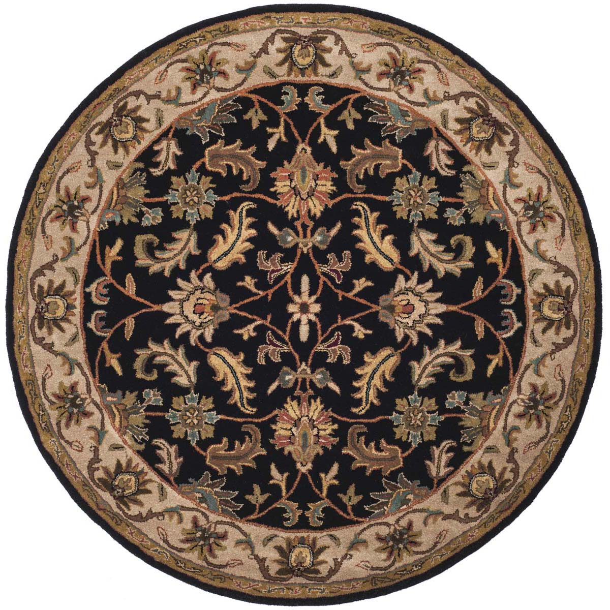 Safavieh Heritage 28 Rug, HG628 - Black / Beige
