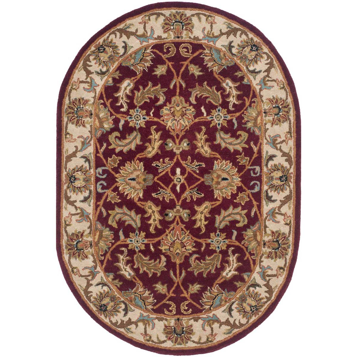 Safavieh Heritage 28D Rug, HG628D - Red / Ivory