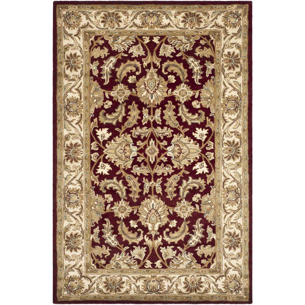 Safavieh Heritage 28D Rug, HG628D - Red / Ivory