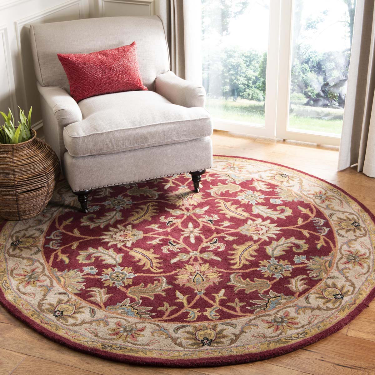 Safavieh Heritage 28D Rug, HG628D - Red / Ivory