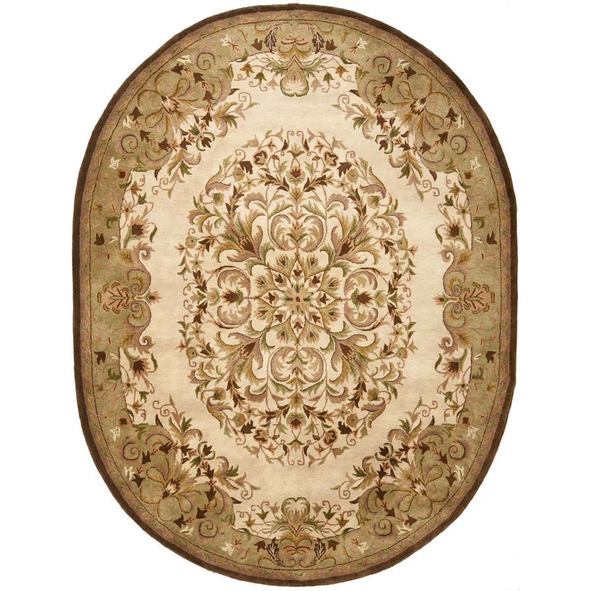 Safavieh Heritage 40A Rug, HG640A - Beige / Green
