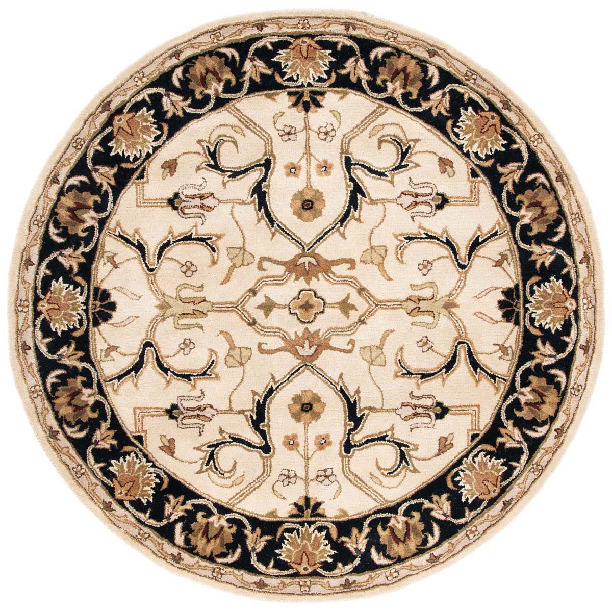 Safavieh Heritage 44C Rug, HG644C - Ivory / Black