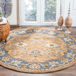 Safavieh Heritage 52A Rug, HG652A - Camel / Blue