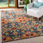 Safavieh Heritage 53A Rug, HG653A - Camel / Blue