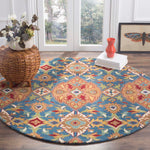 Safavieh Heritage 53A Rug, HG653A - Camel / Blue