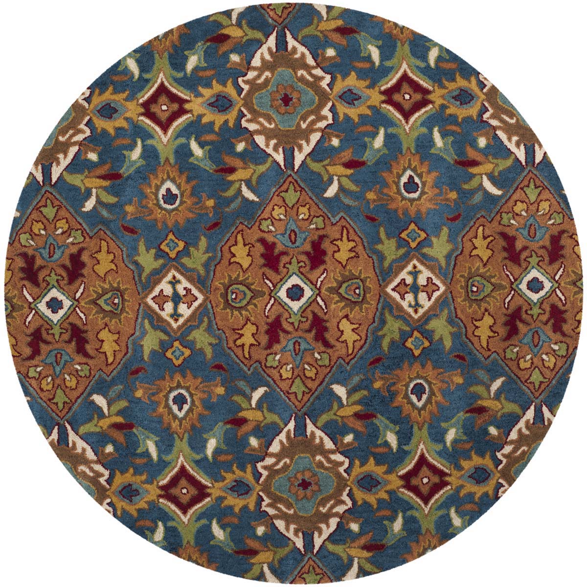 Safavieh Heritage 53A Rug, HG653A - Camel / Blue