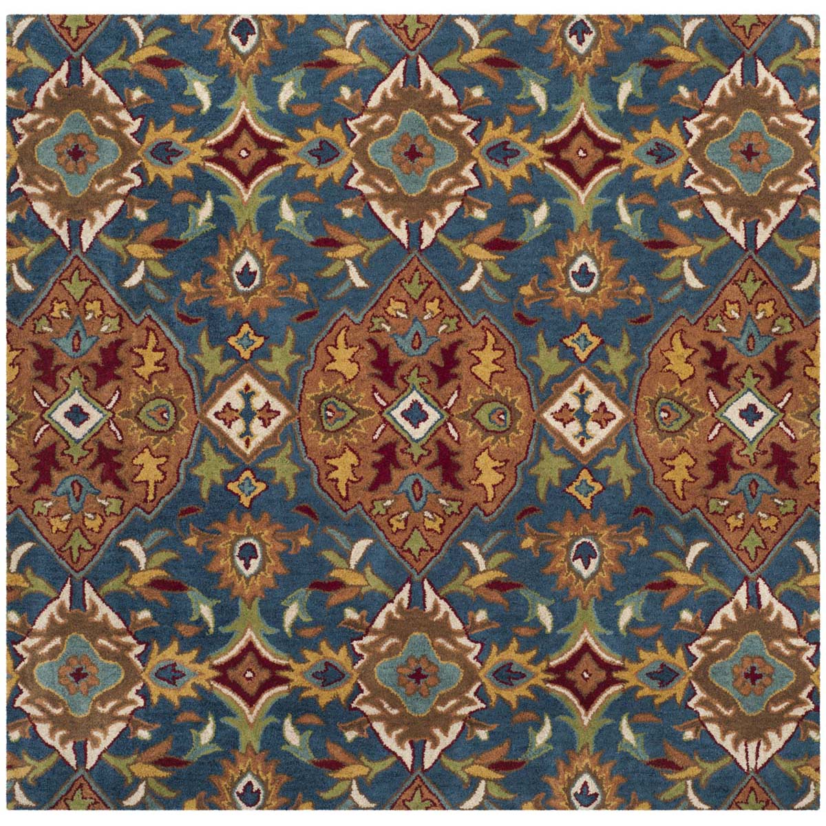 Safavieh Heritage 53A Rug, HG653A - Camel / Blue