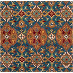 Safavieh Heritage 53A Rug, HG653A - Camel / Blue