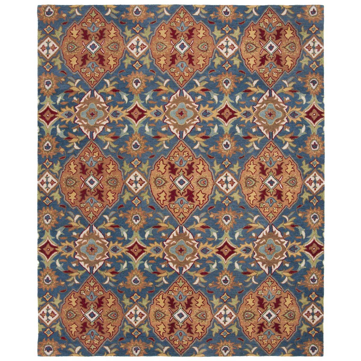 Safavieh Heritage 53A Rug, HG653A - Camel / Blue