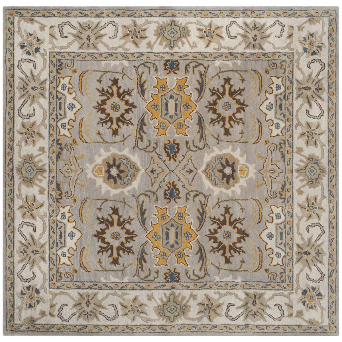 Safavieh Heritage 34C Rug, HG734C - Light Grey / Grey