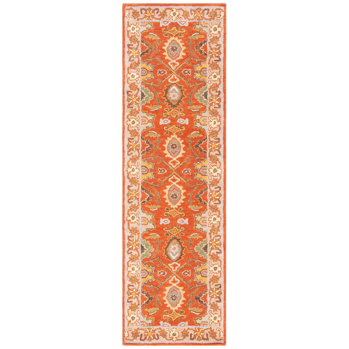 Safavieh Heritage 34D Rug, HG734D - Rust / Beige