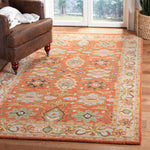 Safavieh Heritage 34D Rug, HG734D - Rust / Beige