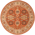 Safavieh Heritage 34D Rug, HG734D - Rust / Beige