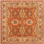 Safavieh Heritage 34D Rug, HG734D - Rust / Beige