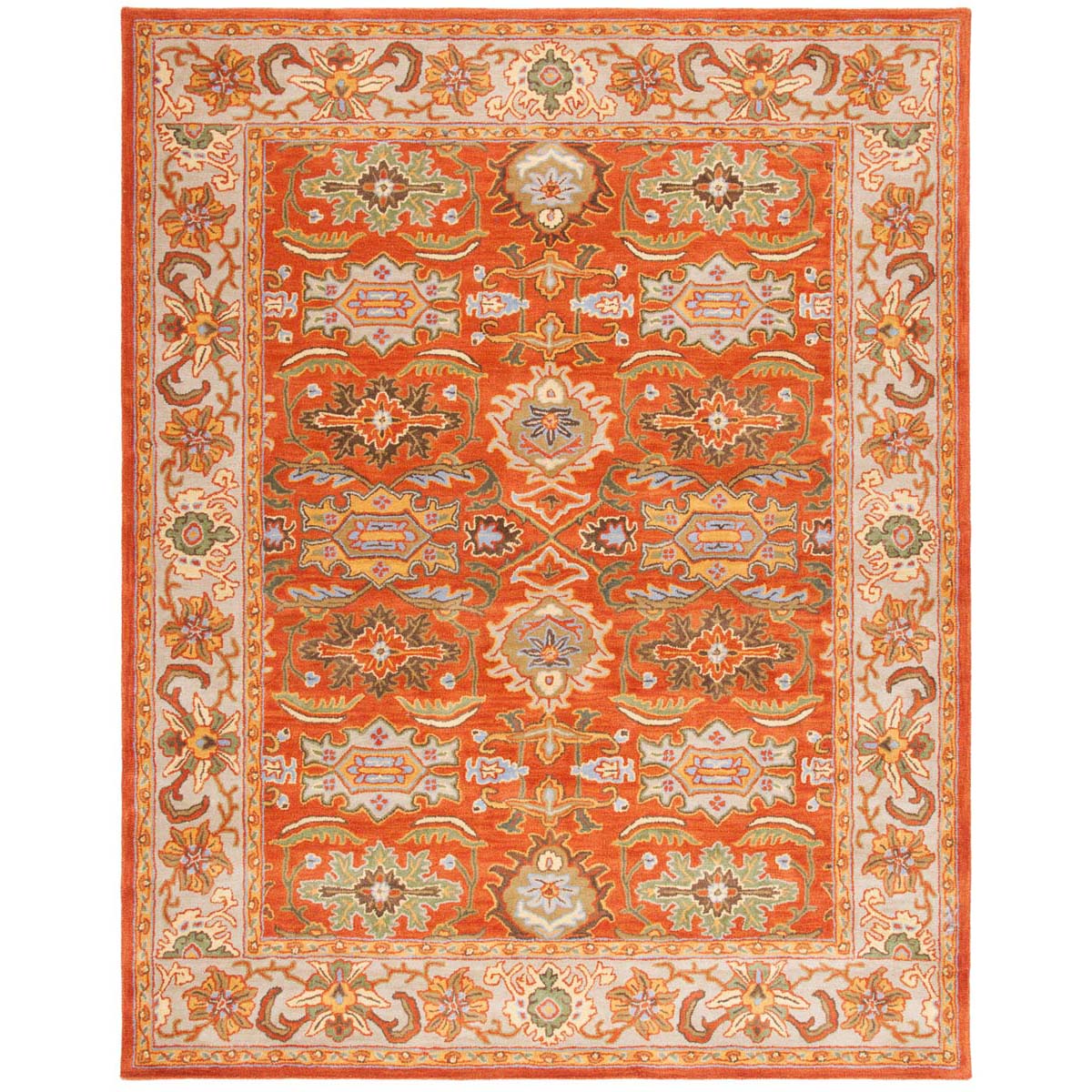 Safavieh Heritage 34 Rug, HG734 - Rust / Beige