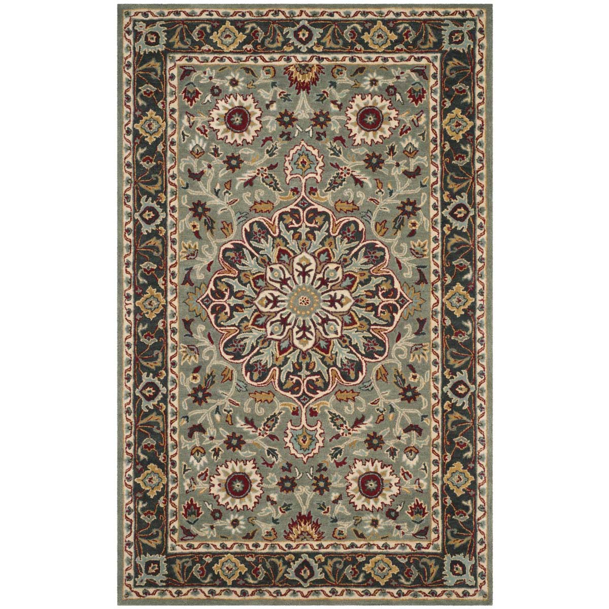 Safavieh Heritage 36A Rug, HG736A - Grey / Charcoal