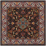 Safavieh Heritage 37A Rug, HG737A - Charcoal / Ivory