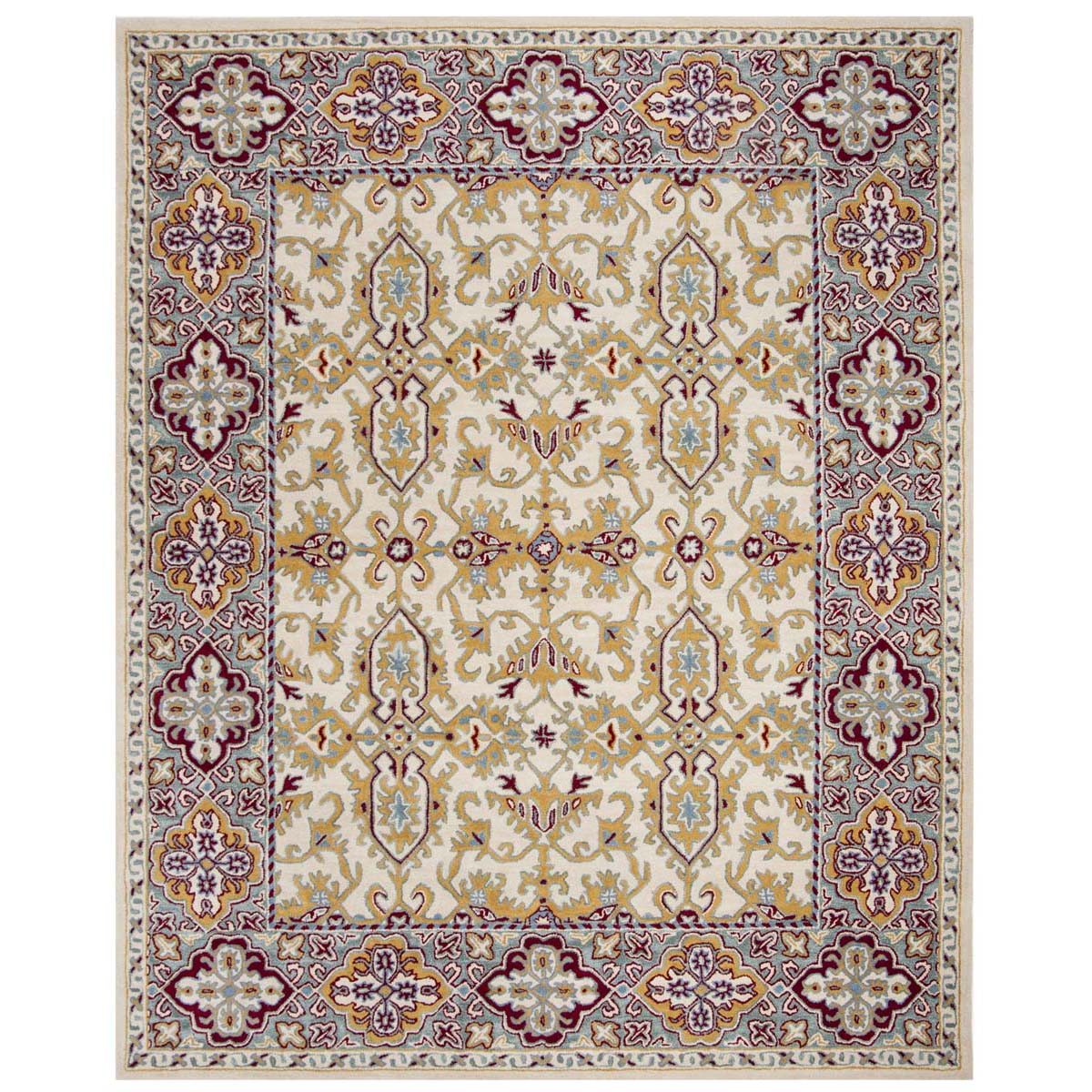 Safavieh Heritage 39A Rug, HG739A - Ivory / Blue