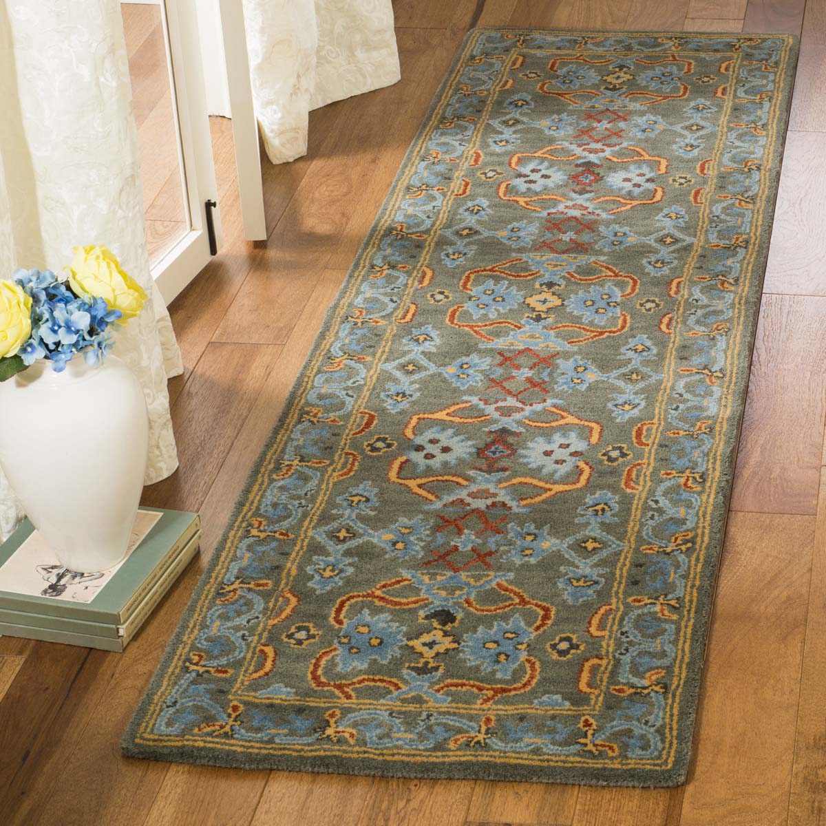 Safavieh Heritage 41W Rug, HG741W - Sage / Blue